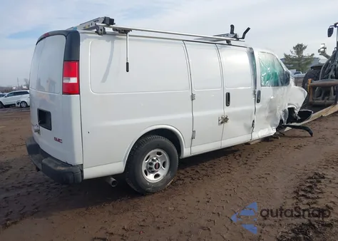 2018 GMC Savana 2500 Work Van z USA, uszkodzony, nr VIN 1GTW7AFP4J1275401